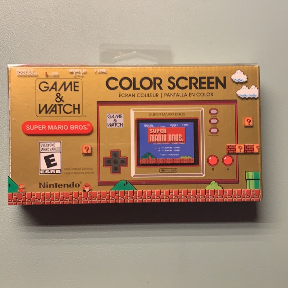Super mario game and watch